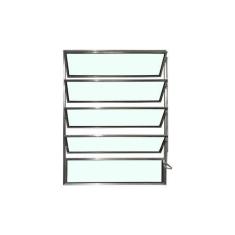 Imagem de Vitro Basculante Alumínio Brilhante 1 Seção 100 X 80 Linha Esmeralda B