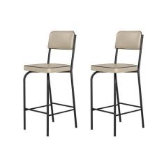 Imagem de Kit 2 Banquetas Altas para Cozinha Vintage - Art Panta