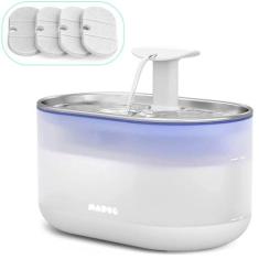 Imagem de Bebedouro Pet Fonte Silenciosa Cães Gatos MADOG + 4 Filtros