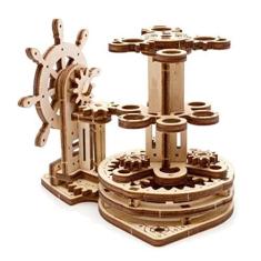 Imagem de Montado Quebra-cabeça 3d Caixa de quebra-cabeça Suporte de caneta de madeira Quebra-cabeça Brinquedos Artesanato Quebra-cabeças de mesa Peças mecânicas se encaixam perfeitamente 51 peças Engraçado