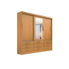 Imagem de Guarda Roupas Meridian Plus 3Pts 100% Mdf Ddoro Móveis - D'doro
