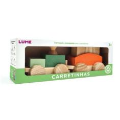 Imagem de Brinquedo De Madeira Educativo Carretinha De Transporte - Lume
