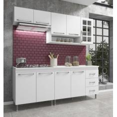 Imagem de Cozinha Completa D'incanto Viena Modulada 4 Peças 190 Cm 9 Portas 3 Ga