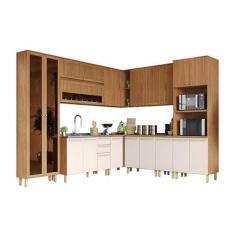 Imagem de Cozinha Modulada Requinte 06 Nature/areia - Henn