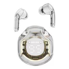 Imagem de Fone Ear Acefast T8 Wileress BT LED Crystal White