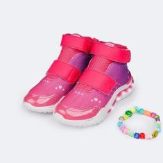 Imagem de Tênis de Led Pampili SPK 35 Pink Maravilha com Acessório-Feminino