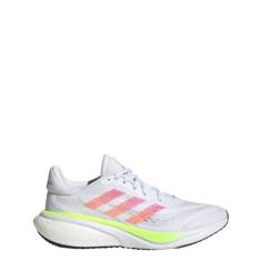 Imagem de adidas Tênis feminino Supernova 3, Branco/rosa lúcido/azul maravilha, 35