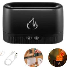 Imagem de Umidificador Ar Aromatizador Purificador Portátil Led 250ml silencioso