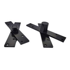 Imagem de Dobradiça Pino Porta Pivotante Inox 304 Preto Até 450 Kg