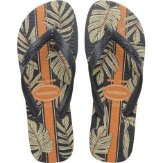 Imagem de Chinelo Havaianas Masculino Aloha 43/4 grafite/ chumb