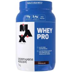Imagem de Whey Pro 1Kg Max Titanium Sabor:chocolate