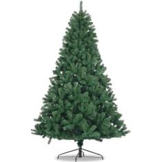 Imagem de Árvore De Natal 1,50cm Pinheiro Luxo 450 Galhos Cheia Resistente Pinheiro De Natal Tradicional Verde Premium