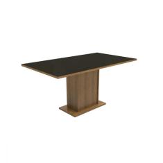 Imagem de Mesa Retangular Rustic  Tampo De Vidro Madesa 5275