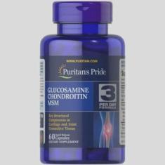 Imagem de Glucosamine Chondroitin Msm 60 Cápsulas - Puritans Pride - Puritans Pr