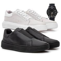 Imagem de 2 Tenis Casual Masculino Sneaker Oversize Com Ajuste Em Elastico Premi