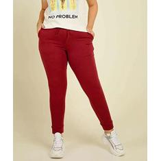 Imagem de Calça Feminina Plus Size Molecotton Jogger Ribana