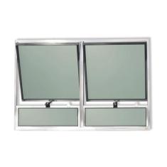 Imagem de Janela de Alumínio Maxim-Ar 2 Seções 80x120cm Vidro Mini Boreal Plus B