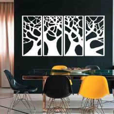 Imagem de Quadro Decorativo Árvore Galhos 6Mm Vazado - Mdf