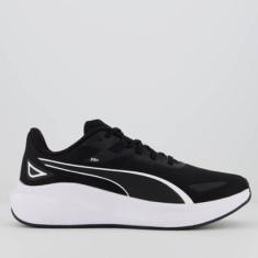 Imagem de Tênis Puma Skyrocket Lite Preto e Branco-Unissex