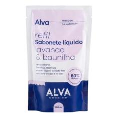 Imagem de Sabonete Líquido Vegano Lavanda E Baunilha Refil Alva 250ml Sabonete líquido vegano lavanda e baunilha refil alva 250ml