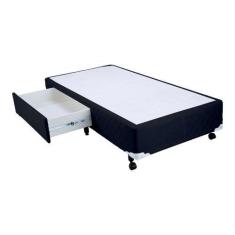 Imagem de Cama Box Solteiro Com Gaveta Mega Colchões Black - 088X188