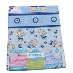 Imagem de Kit Jogo Lençol Berço Bebê 3 Peças Minasrey Enxoval Neném - Mundo Dos