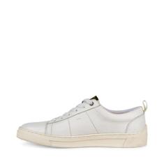 Imagem de Steve Madden Tênis masculino Nickai, Couro branco, 42
