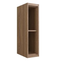 Imagem de Armário Aéreo de Cozinha 2 Nichos Herval Ten, 100% MDF Louro Freijó