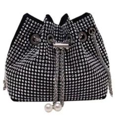 Imagem de Bolsa Feminina Pequena Transversal Com Corrente Laterais - SMACTUDO