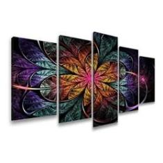 Imagem de Quadro Decorativos Sala Quarto Minimalismo Abstrato Mosaico