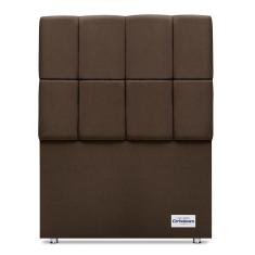 Imagem de Cabeceira Piave Linho Marrom Solteiro (12X90x125) - Ortobom