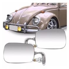 Imagem de Retrovisor Mexicano Inox Vw Fusca Brasilia Vt Vl