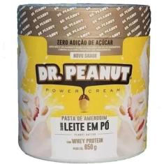 Imagem de Pasta de amendoim Leite em Pó com Whey Protein 650g
