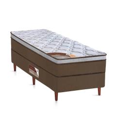 Imagem de Cama Box + Colchão Castor Solteiro Innovation One Face Pocket 100x200x54cm