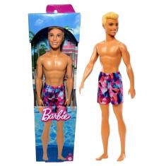 Imagem de Boneco Ken Loiro Fashion Praia Verão - Namorado Da Boneca Barbie - Mattel Brinquedos