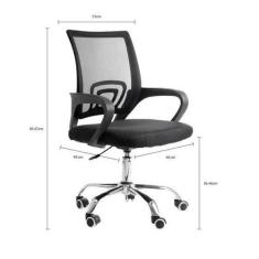 Imagem de Cadeira De Escritório Mesh Diretor Giratoria New Java - Preto - Univer