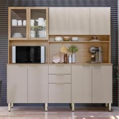 Imagem de Armário de Cozinha Compacta 10 Portas 2 Gavetas Amora - Demóbile, Amên