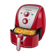 Imagem de Fritadeira Sem Óleo Air Fryer 6L, Mondial, Vermelho/Inox, 1900W, 220V - AFN-60-RI