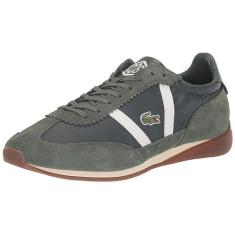 Imagem de Lacoste Tênis masculino Low PRO Vintage, Burg/WHT, 42, Burg/Wht, 42