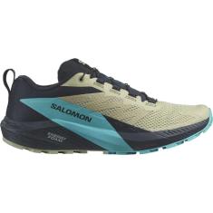 Imagem de Tênis Masculino Salomon Sense Ride 5 Bege Azul Trail Running-Masculino