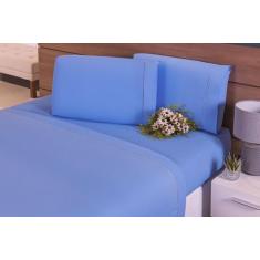 Imagem de Jogo Lençol 4 Peças Cama Viúva 2,00mx1,10mx32cm 100% Algodão 180 Fios 