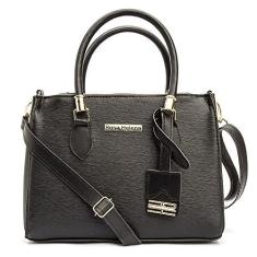 Imagem de Bolsa Handbag Feminina Fecho em Zíper com Alças de Mão Fixas e Transversal