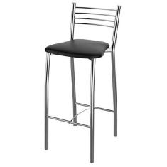 Imagem de Banqueta Cozinha Cromada Milano Alta 70cm - Flape