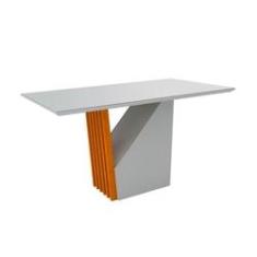 Imagem de Mesa de Jantar Veneza 160X90cm Ypê/Off White - New Ceval