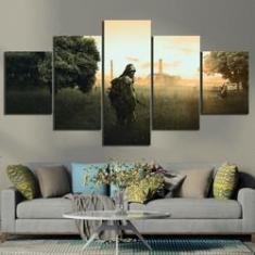 Imagem de Quadro Decorativos Escape from Tarkov com 5 peças 130x65