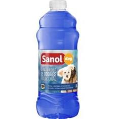 Imagem de Eliminador de Odores Tradicional Sanol Dog- Para Limpeza de quintais, canis e clínicas veterinárias - Total Química (2l)