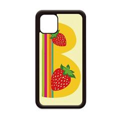 Imagem de B Alfabeto Ilustração Padrão de Morango para iPhone 11 Pro Max Capa para Apple Mobile Case Shell