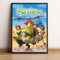 Imagem de Quadro decorativo Filme Shrek Dreamworks desenho