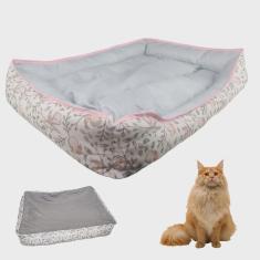Imagem de Cama Caminha Pet Gato Cachorro Cao Macio Resistente Animal de Estimaçao Colchonete Confortavel Aconchegante Espaçoso