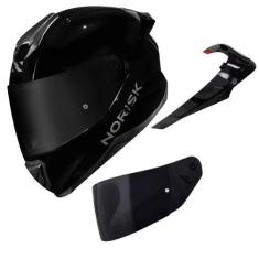 Imagem de Capacete Norisk Razor Black Edition  2 Viseiras + Spoiler , 57/58-M, p